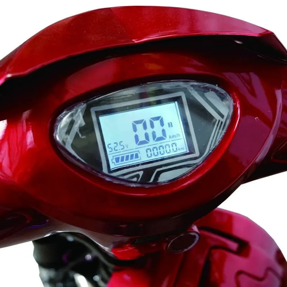 Электроскутер GreenCamel Тайфун 17 (350W 48V12Ah) быстросъем Красный 8